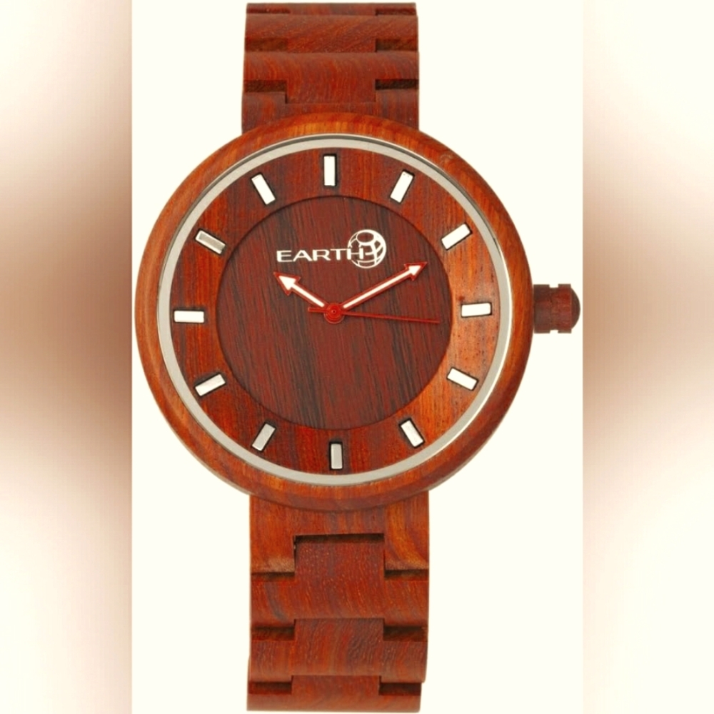 NWT Earth Wood Watches Watch Red